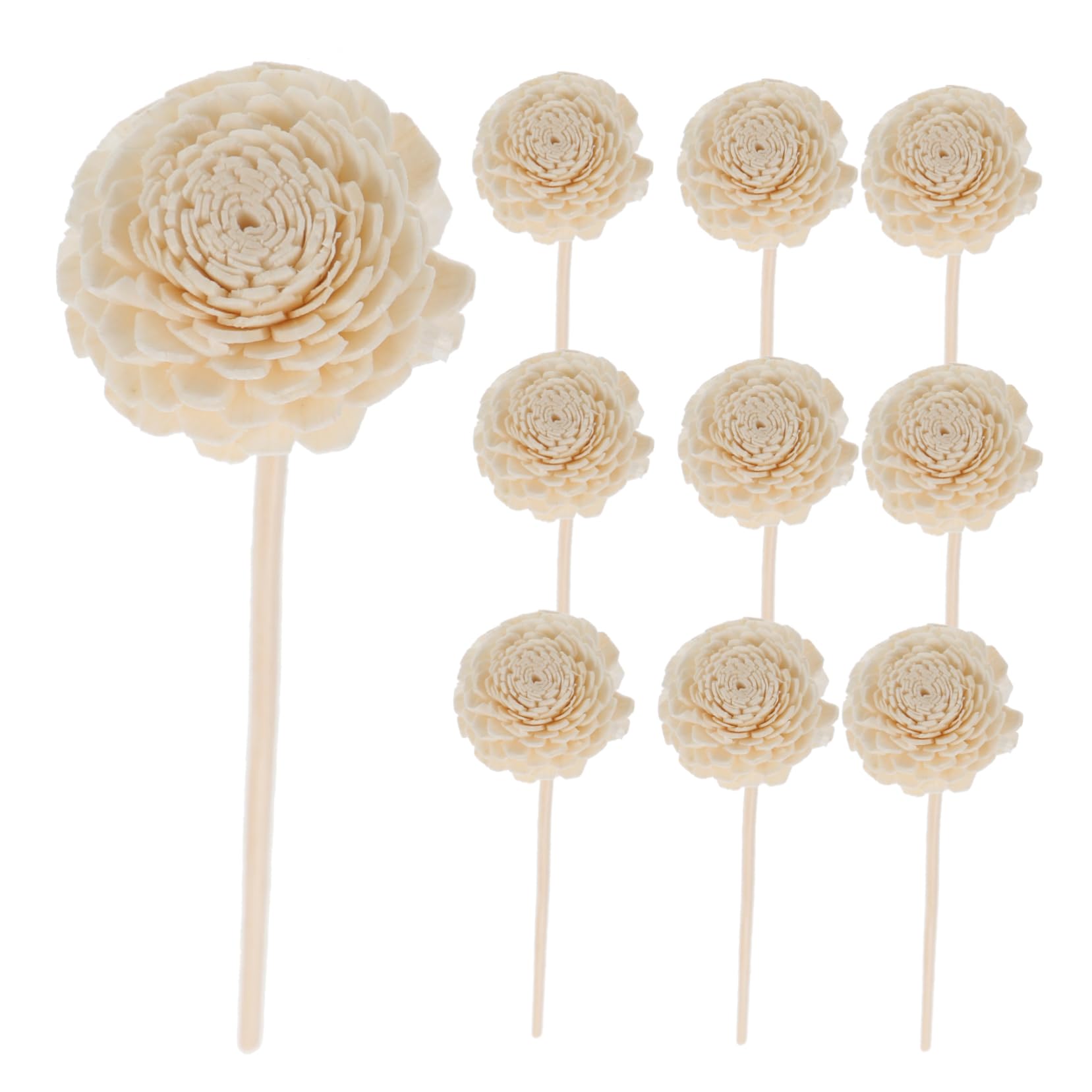 GRIRIW Diffuser Refills Aroma Sticks Sticks for Scented Oils Flower Rattans for Relaxing Scents