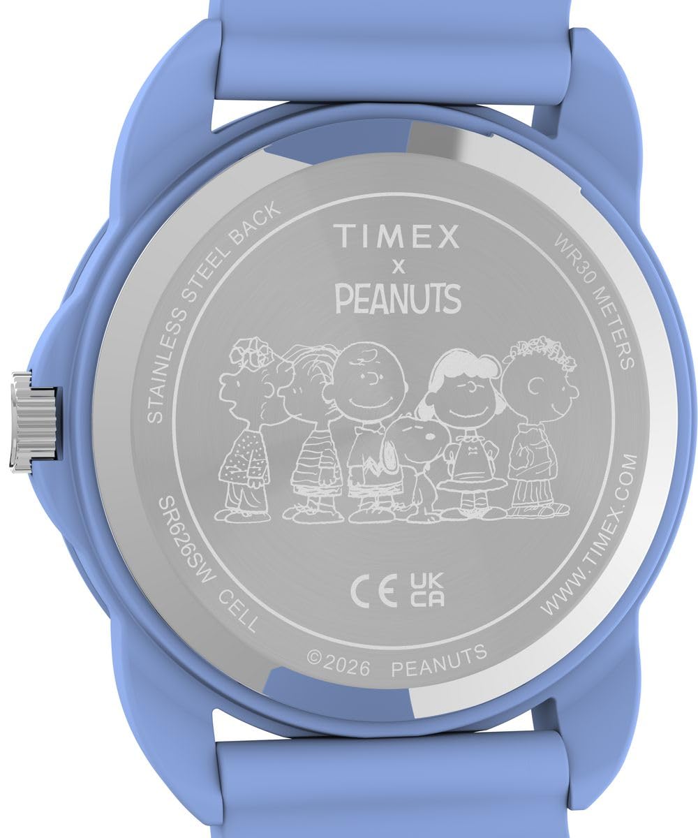Timex Dziecięcy analogowy zegarek kwarcowy na rękę Peanuts Time Teacher