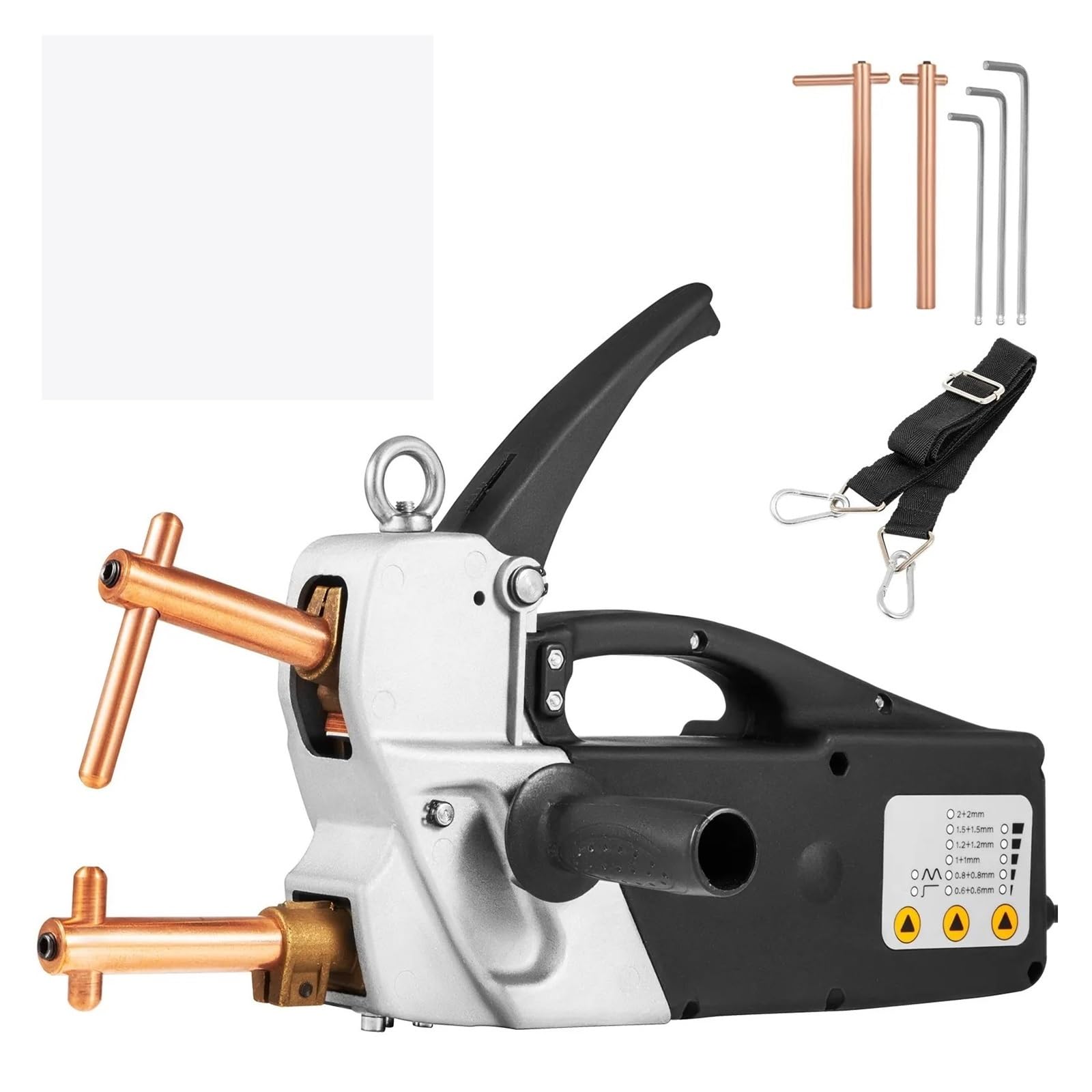Electric Spot Welder Double Side Portable Handheld Welding Tip Gun 2.0 +.0mm Sheet Metal Repair Tool for DIY Use