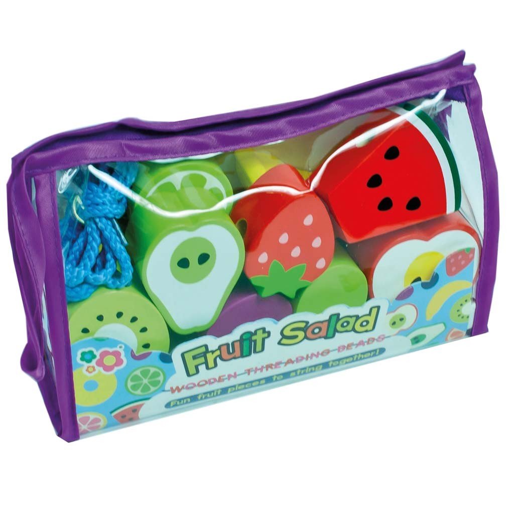Meadow Kids Fruit Salad Wooden Threading Beads