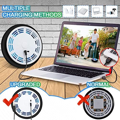 lenbest Kids Toys Hover Football - Rechargeable Air Power Floating Football with Whistle - Indoor Outdoor Football Games - Football Gifts for Boys Kids Toys Age 3 4 5 6 7 8 9 10