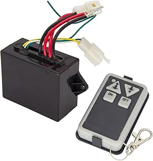 Marine Anchor Windlass Wireless Remote Control Switch Kit for 12V Electric Anchor Winch Boat Anchor Windlass