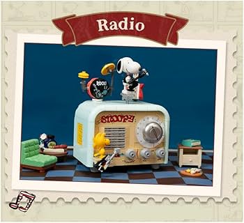 PAN TASY Peanuts Building Figure Set, Radio (86916), Building Sets