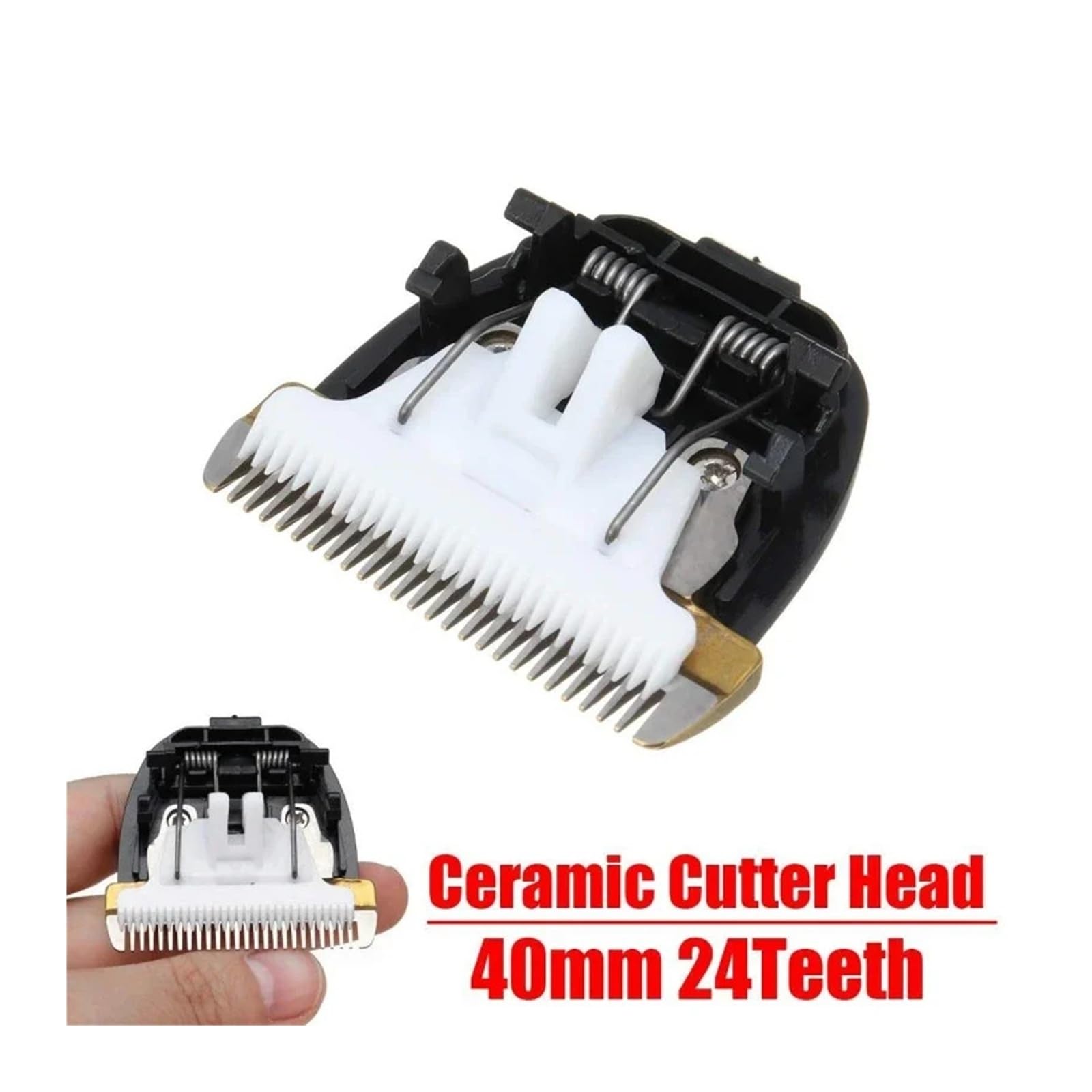 1 tondeuse électrique pour animaux de compagnie, chien, chat, tondeuse pour animaux domestiques, machine de toilettage, lame en céramique, tête coupée, lames de tondeuse pour chien