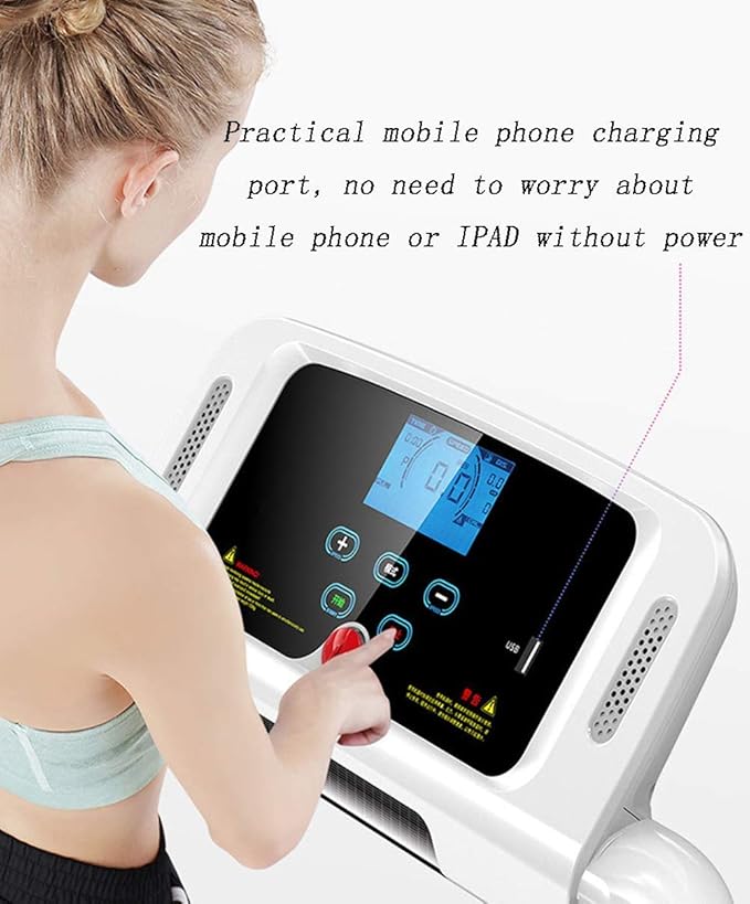 Caminadora Eléctrica Plegable con Pantalla LED y Altavoz miniatura 4