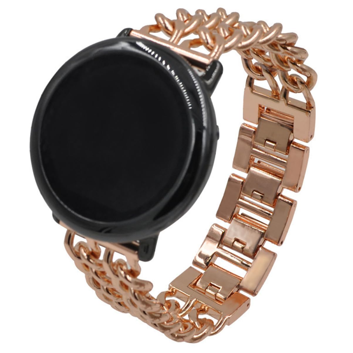 Gadpiparty sangle montre partie fournitures de montre watch montré bracelet montres bracelet de montre professionnel pièce de montre élégante Alliage de zinc Rose Gold