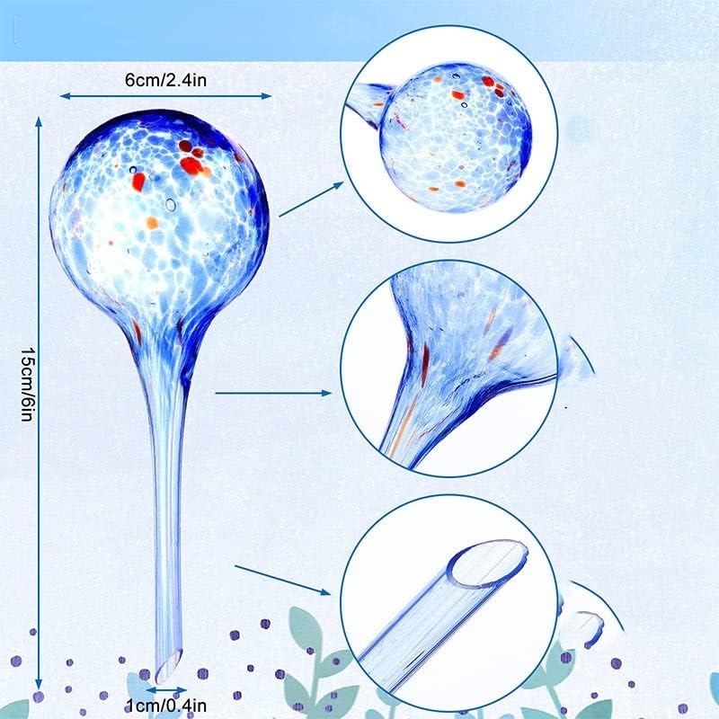 6Pcs Indoor Plant Watering Globes Automatic Self Water Bulbs Irrigation Device Decorative image 3