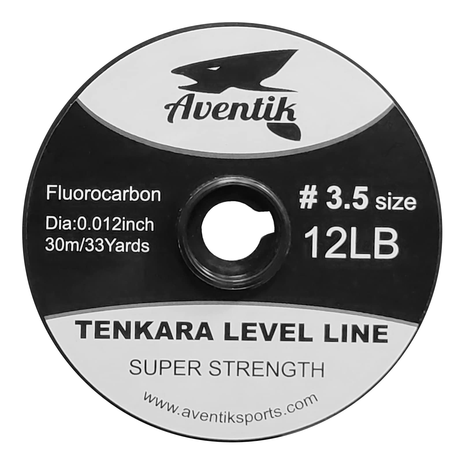 66yds-60m Aventik Fluorocarbon Fishing Line Tenkara Level Line Fly Line Fly Leader Lightweight Low Visibility Highly Abrasion Resistant Fast Sinking 30m/Spool #3.0,#3.5,#4.0 (Fluorescent, 3.5)