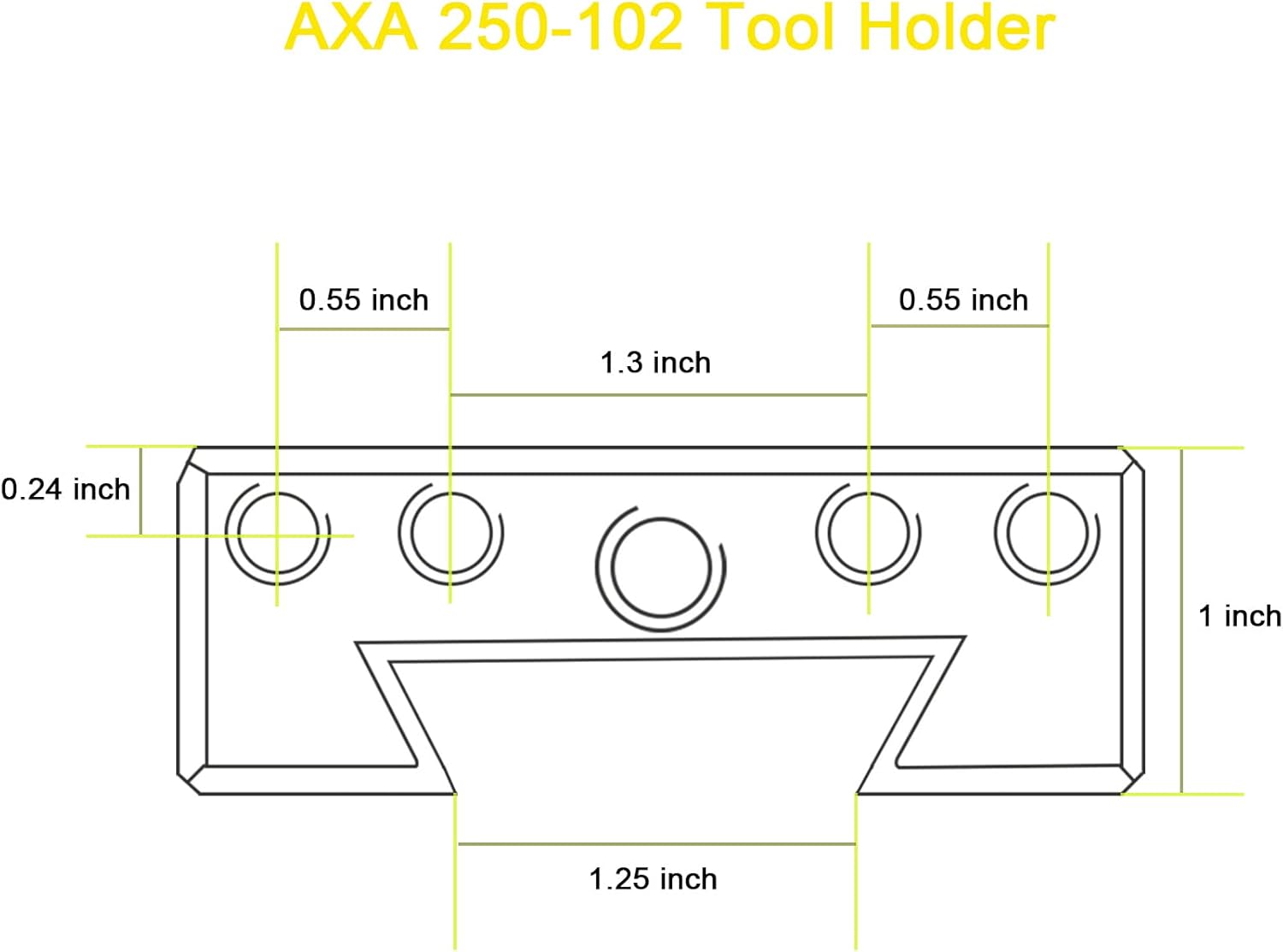 WFLNHB 2Pcs 2# Quick Change Tool Post Boring Turning Holder 250-102 AXA Tool Holder