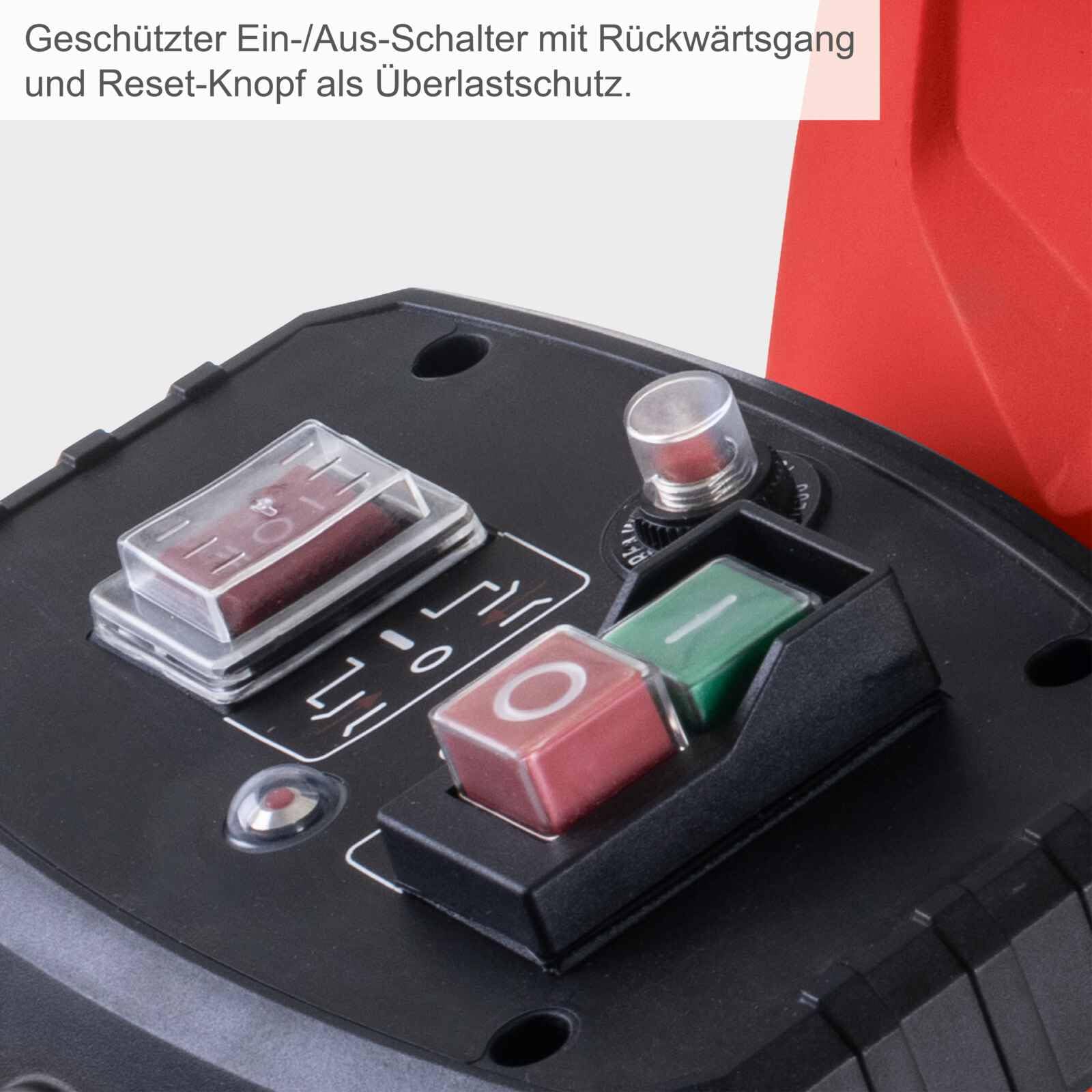 Scheppach GS70 Elektro Gartenhäcksler Leisehäcksler 2800W Ø42mm 56L