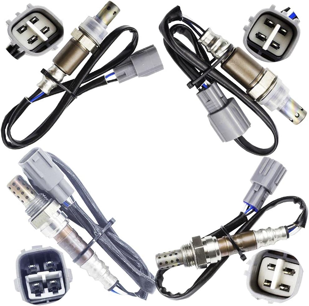 4X Oxygen O2 Sensor for 2008-2012 Lexus ES350 Toyota Avalon 3.5L; 2007-2010 Lexus RX350 3.5L Upstream + Downstream
