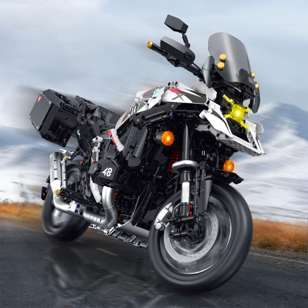 DOYAY Technik Motorrad 1: 5 für R 1300 GS Supermotorrad, G-60548 Technik Motorrad ModeII Bausatz, 2489 TeiIe, für R1300 GS (Originalverpack)