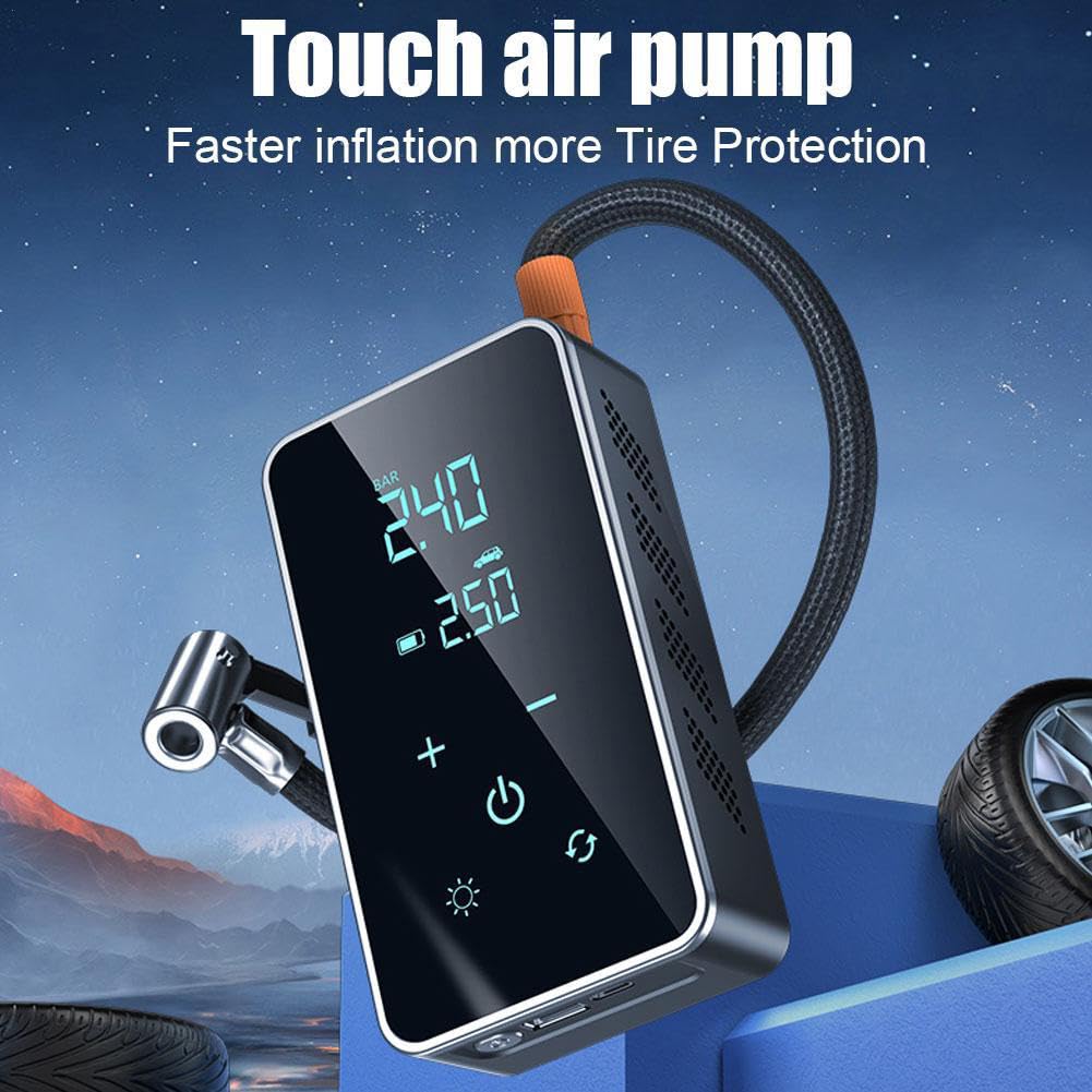 Gonfiatore for pneumatici for auto 150PSI Compressore d'aria intelligente Pompa gonfiabile elettronica ad alta precisione for palloni for veicoli da moto