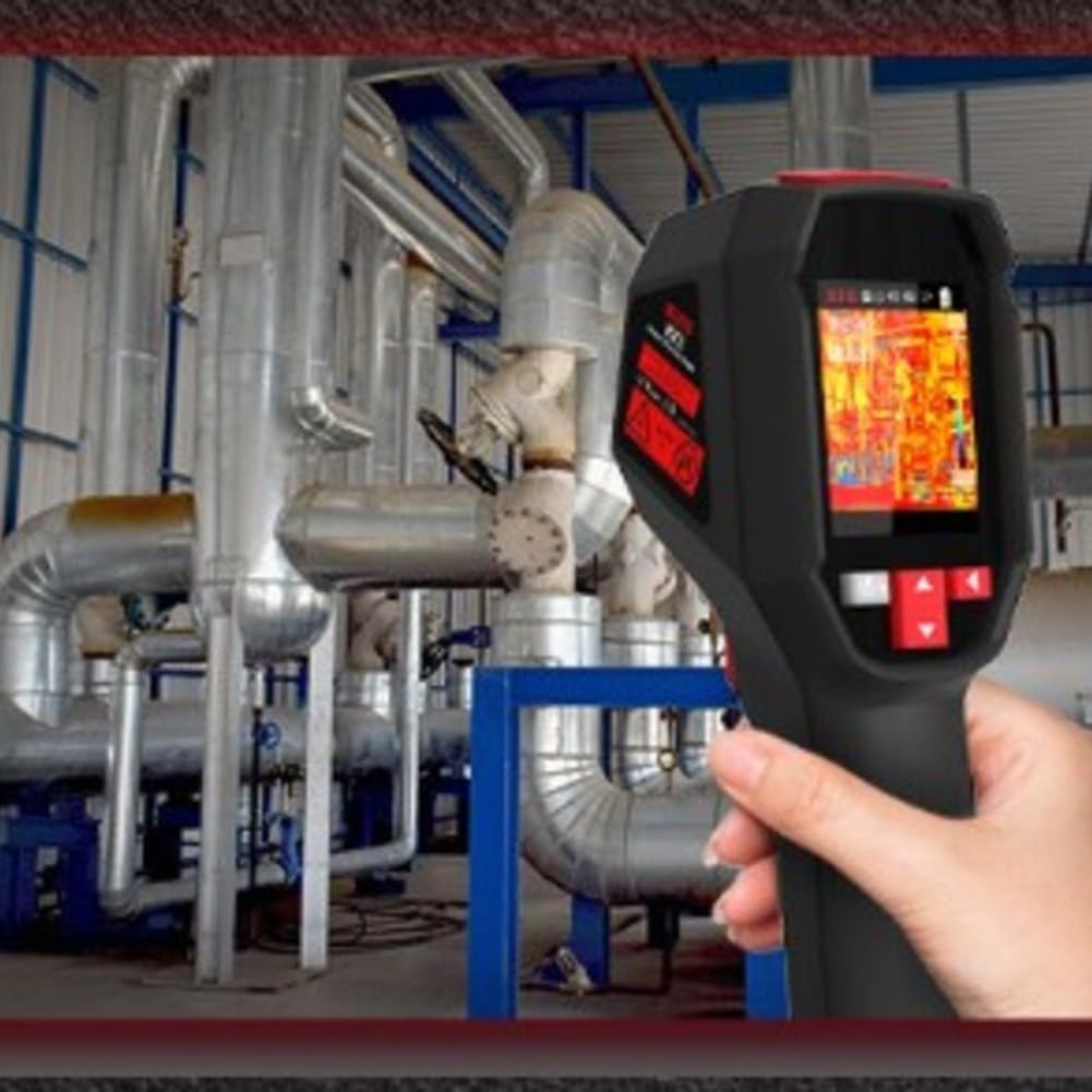 Caméra d'imagerie thermique haute résolution, 240 x 240 pixels - Imageur thermique infrarouge portable pour climatisation automobile canalisée, -20 ℃ à 600 ℃
