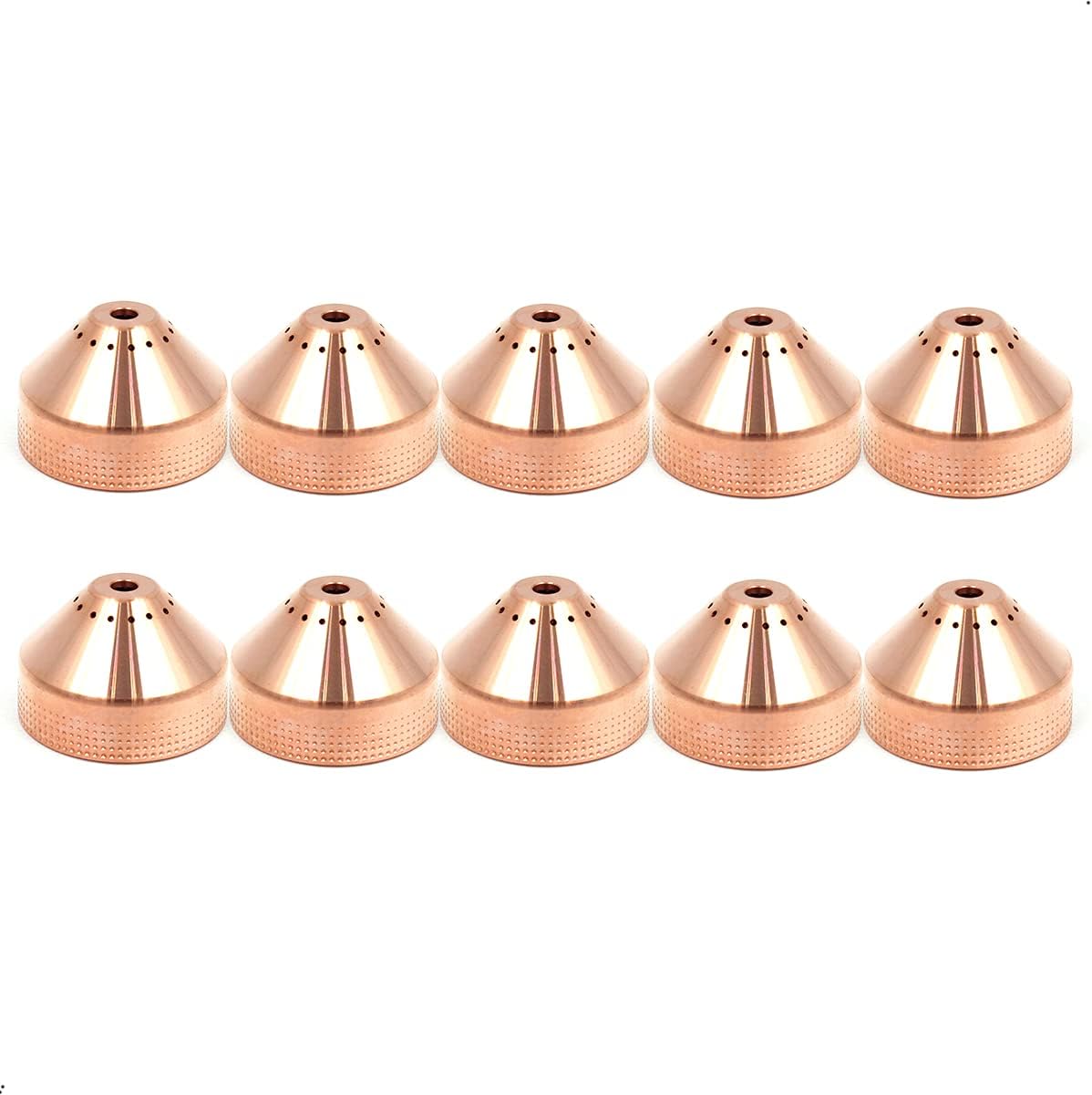 PLAXCON Plasma Shield Cap BK14300-4 fit Lincoln LC125M Torch Flexcut 125 Cutter Consumables 10pcs