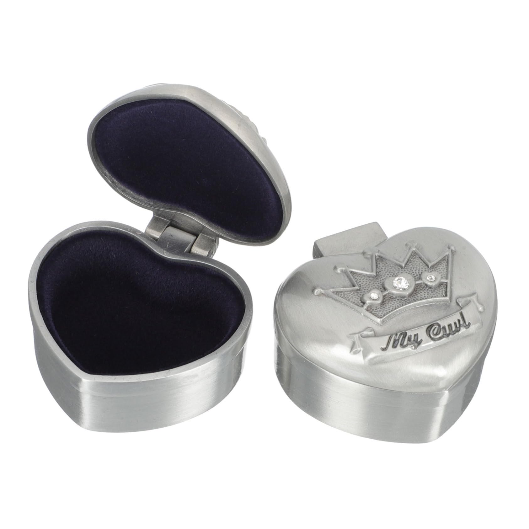 Abaodam 2pcs Alloy Keepsake Organizer Tooth Holder Durable Tooth Saver Box Adorable present for Childhood Memories