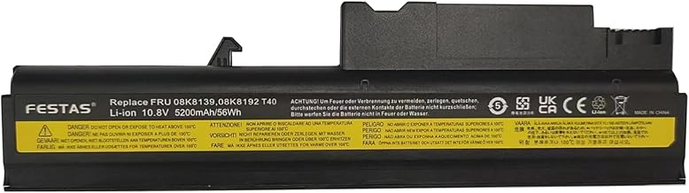 FESTAS 08K8193 08K8192 Laptop Ersatz Akku Für IBM Lenovo Thinkpad T40 T41 T42 T43 T43p R50 R50e R51 R51e R52 R50p 02K8214 08K8194