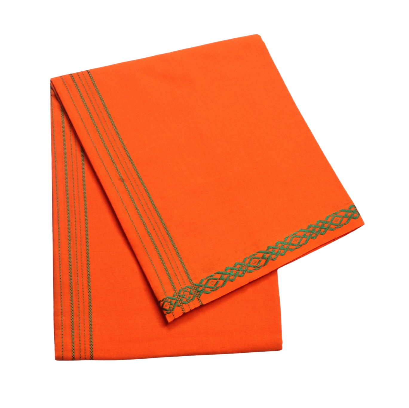 tharunsha elite 100% Cotton Men's Single Dhoti -2.00 Mtrs Lines Set 1-picture-39