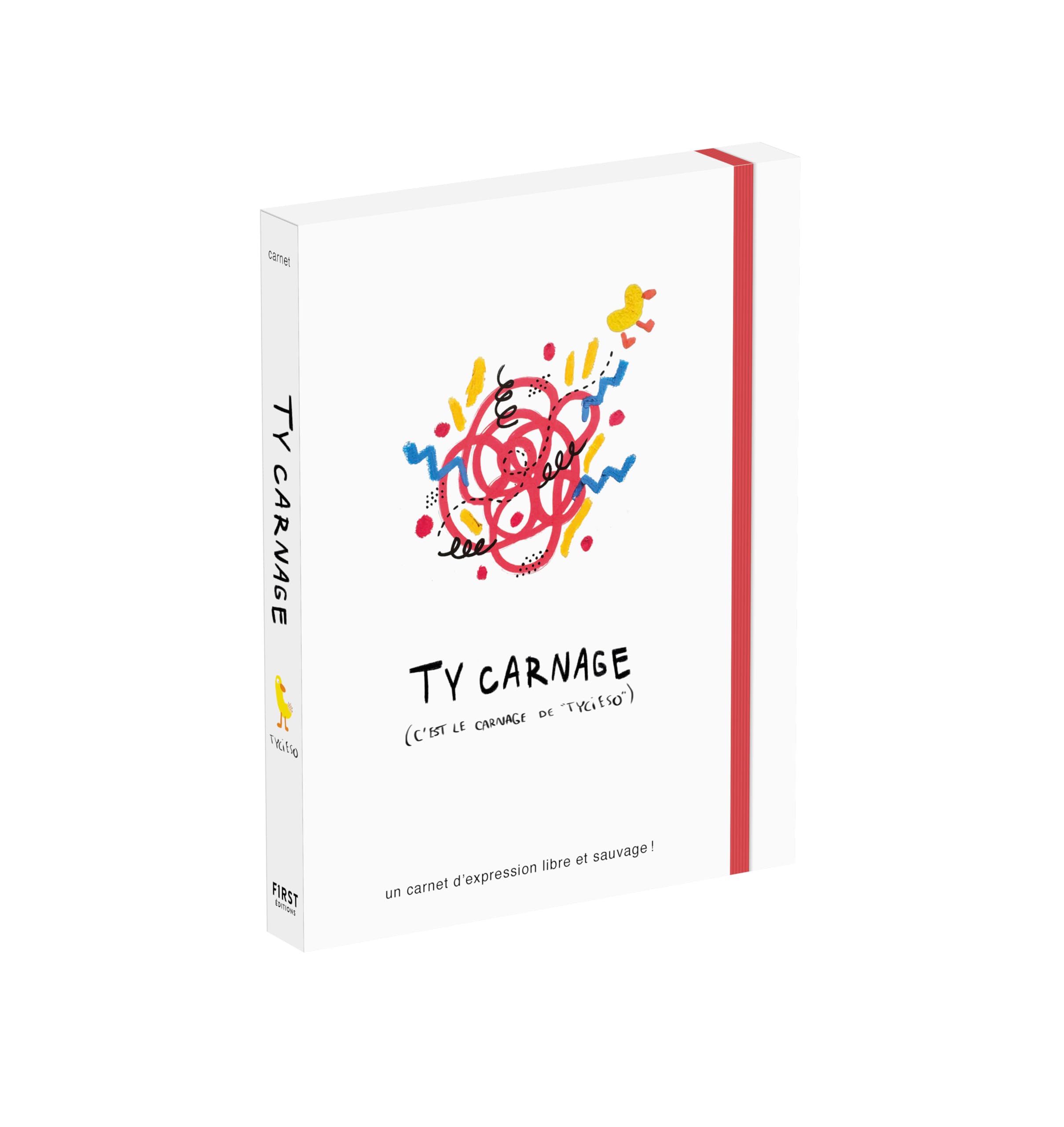 Ty Carnage - le coffret collector avec un carnet d'artiste: livre d'activités + carnet à remplir - offre cadeau - loisir artistique - par l'artiste des réseaux Tycieso