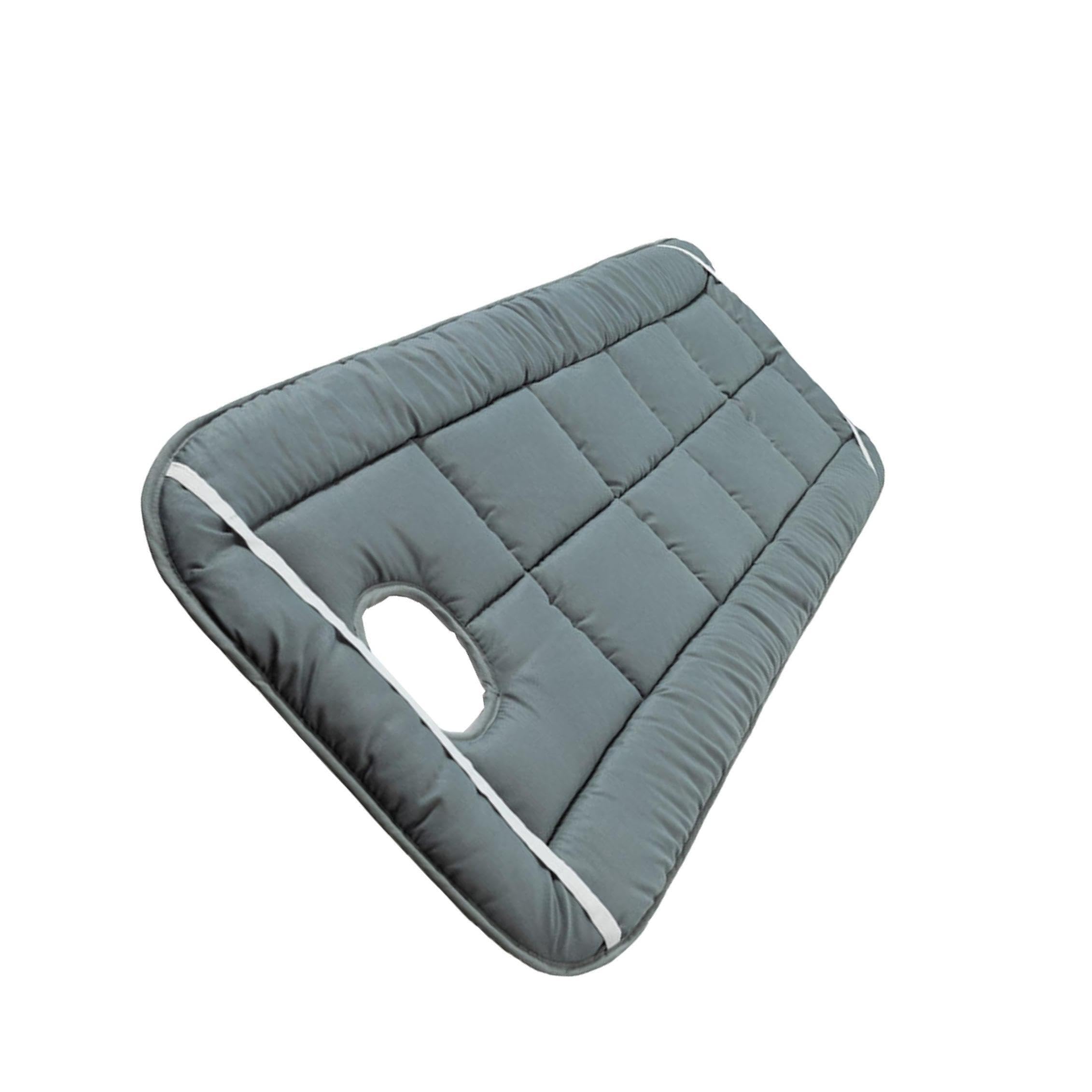 Materasso per lettino da massaggio 75x180 cm, spesso, con fori, elastici trapuntati, trapuntato in rilievo 3D, offre una sensazione di benessere inaspettata. Copritesta