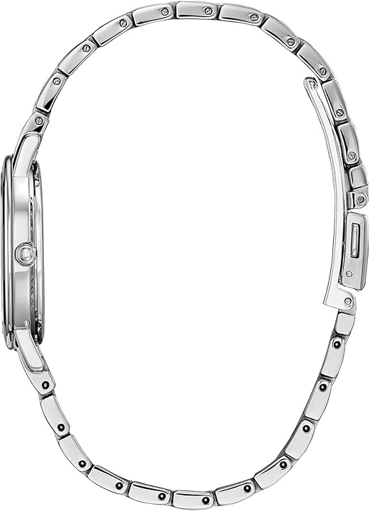 Citizen Eco-Drive Ladies' Disney Princess Ariel "Sea the Real Me" Two Tone Gold Tone Diamond Watch, Blue Dial, Sapphire Crystal, 30mm (Model: EX1499-50W) thumbnail 2