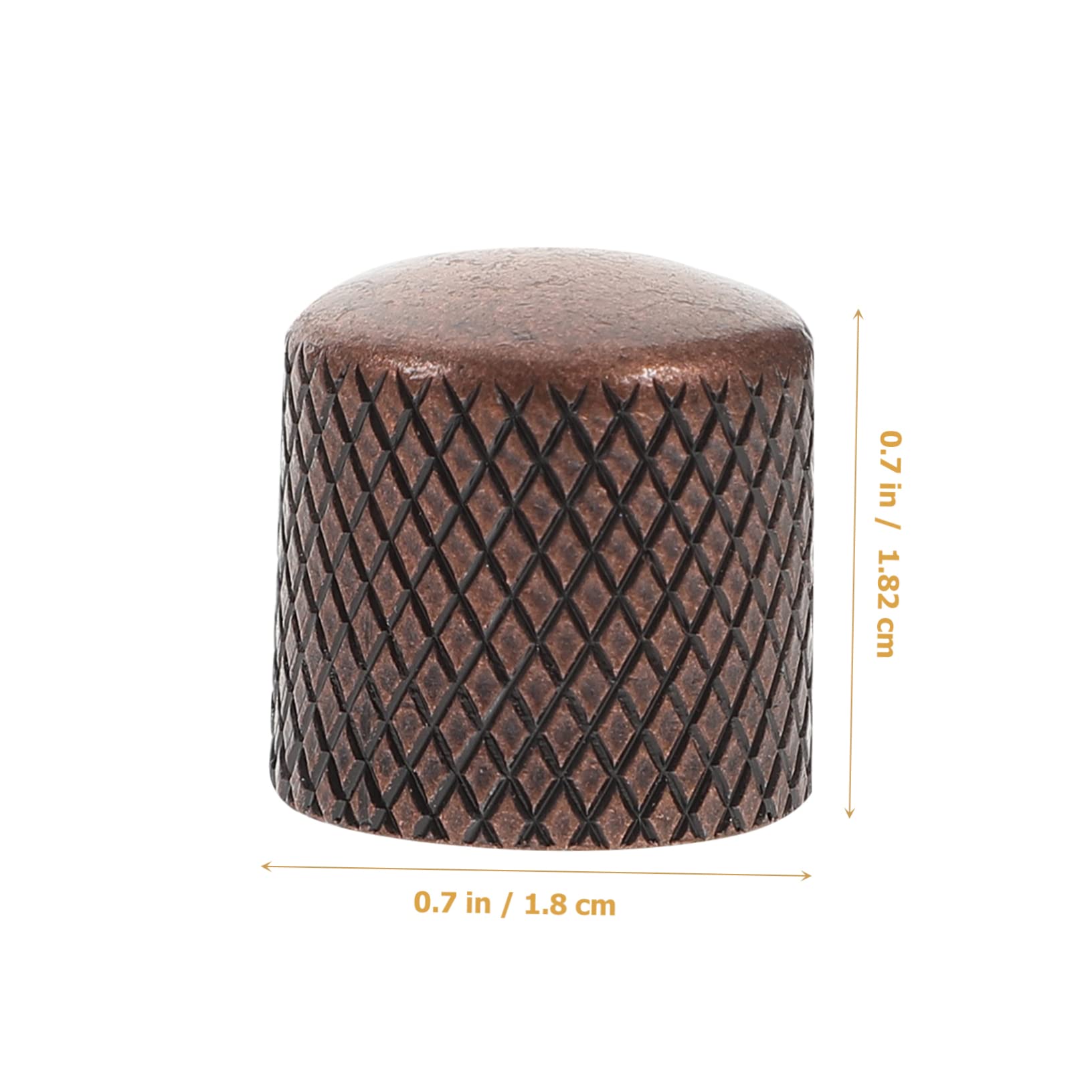 Totority Guitar Volume Caps 4pcs Metal Guitar Knobs Simple Design for Easy Adjustment