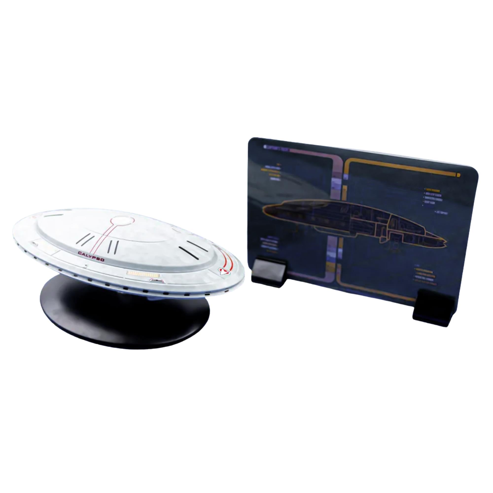 Eaglemoss Sguttel Model Set 2 Type 6 Shuttle, Captains Yacht Calypso