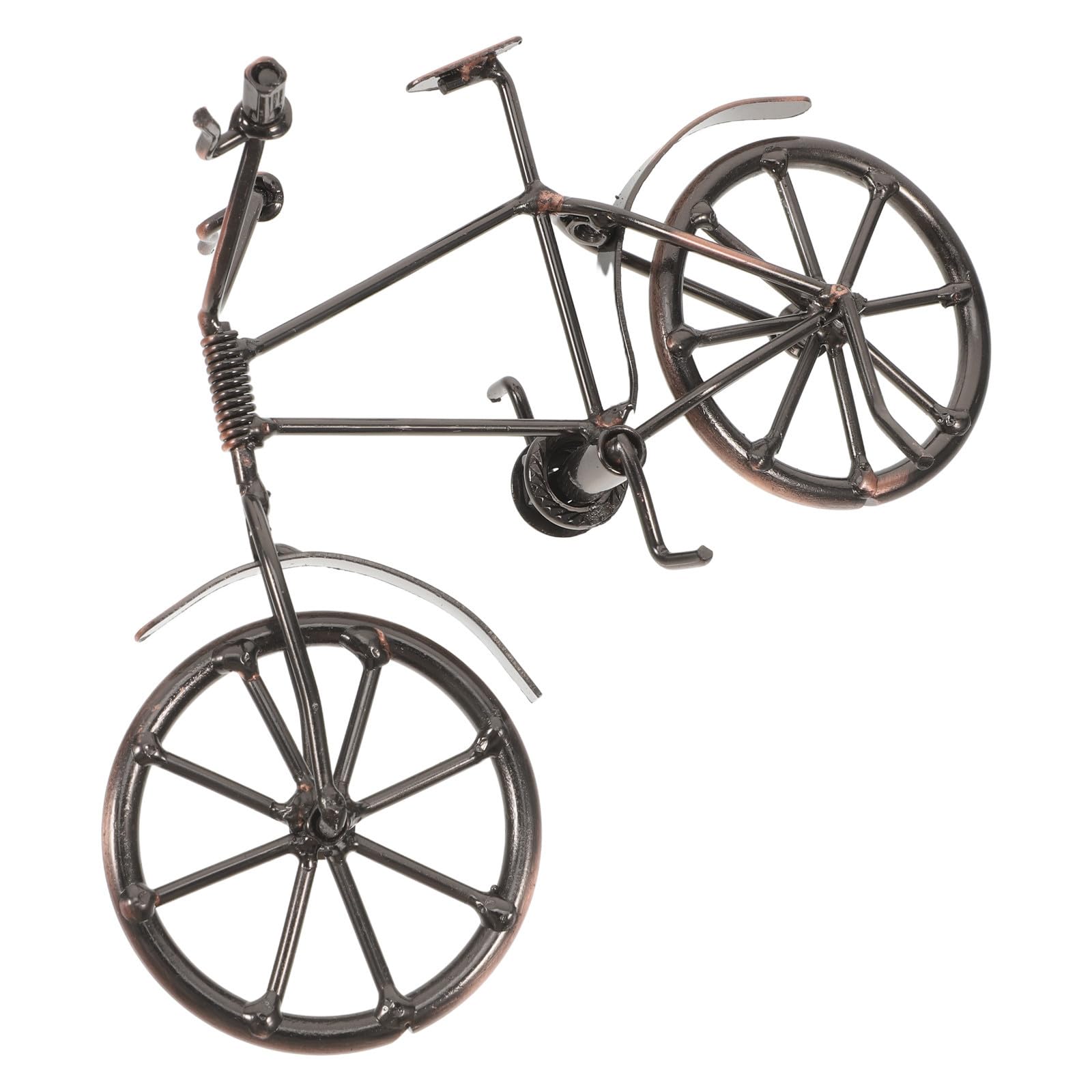 Bicicleta de hierro decorativa para transformar escritorios de oficina y salones