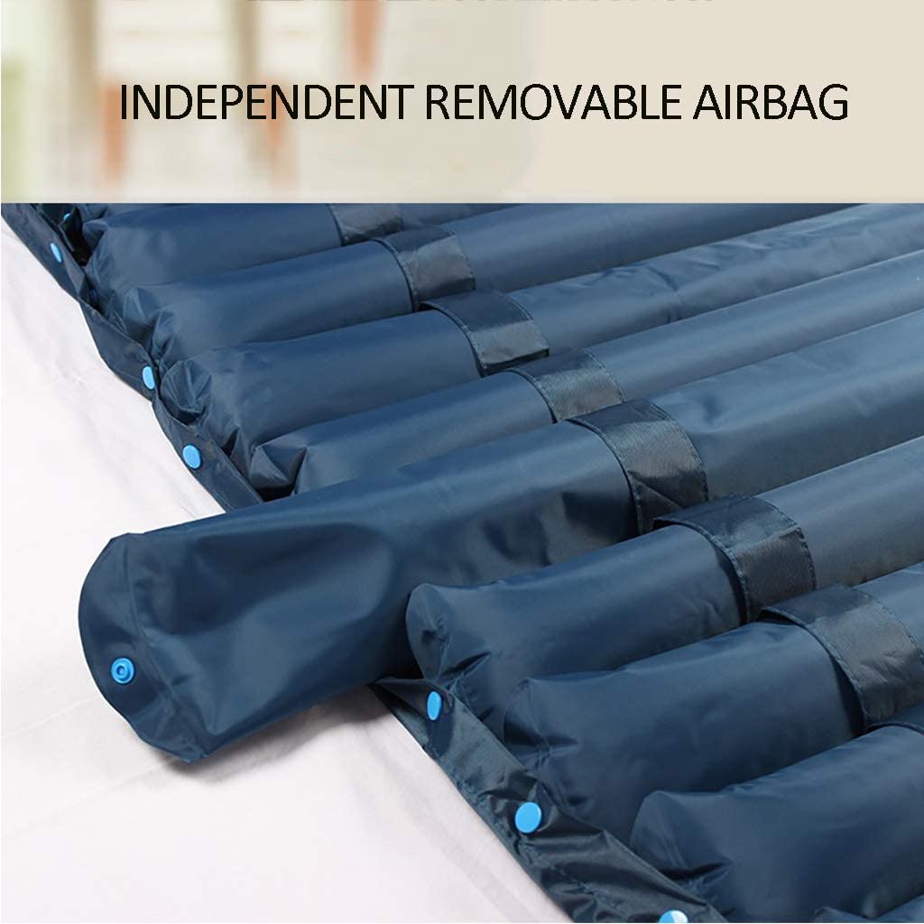FOOJO Colchón De Aire Anti Escaras Colchón De Aire para Escaras De Ancianos, Colchón Antiescaras con Bomba De Aire para Cuidado De Enfermería Paralizado En El Hogar De La Cama, 200x90cm