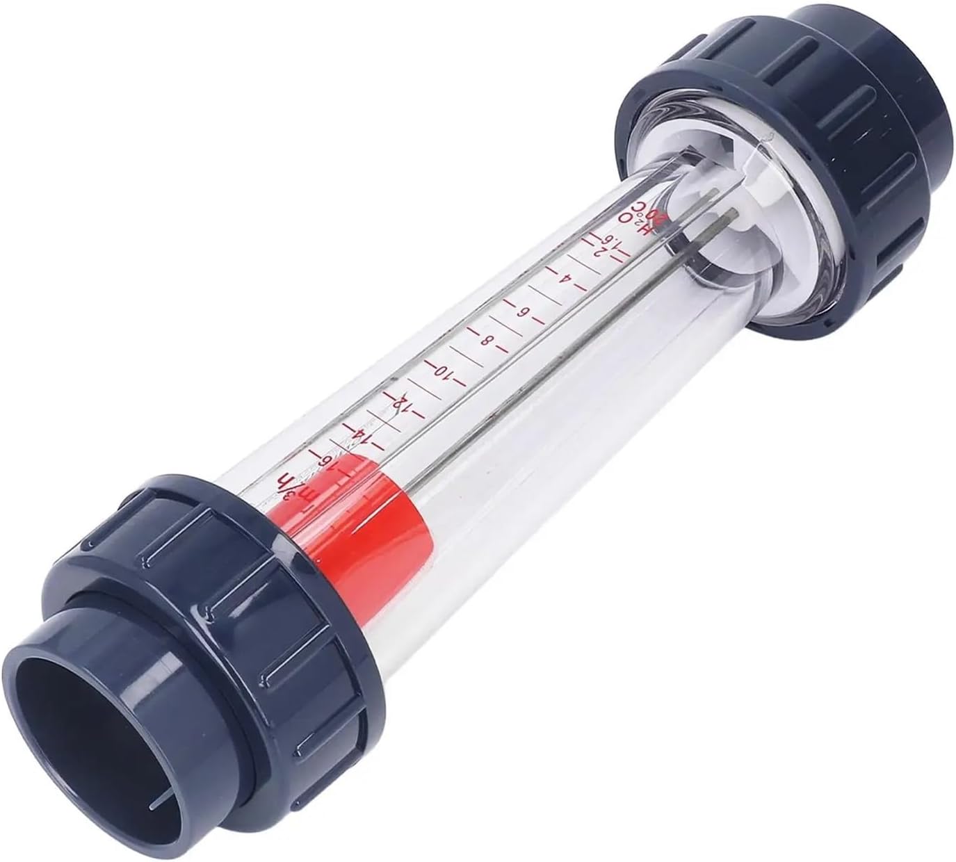 Water Meter LZS50D 1.6 16m3H Liquid Flowmeter Plastic Tube ABS Float for measurement Tool