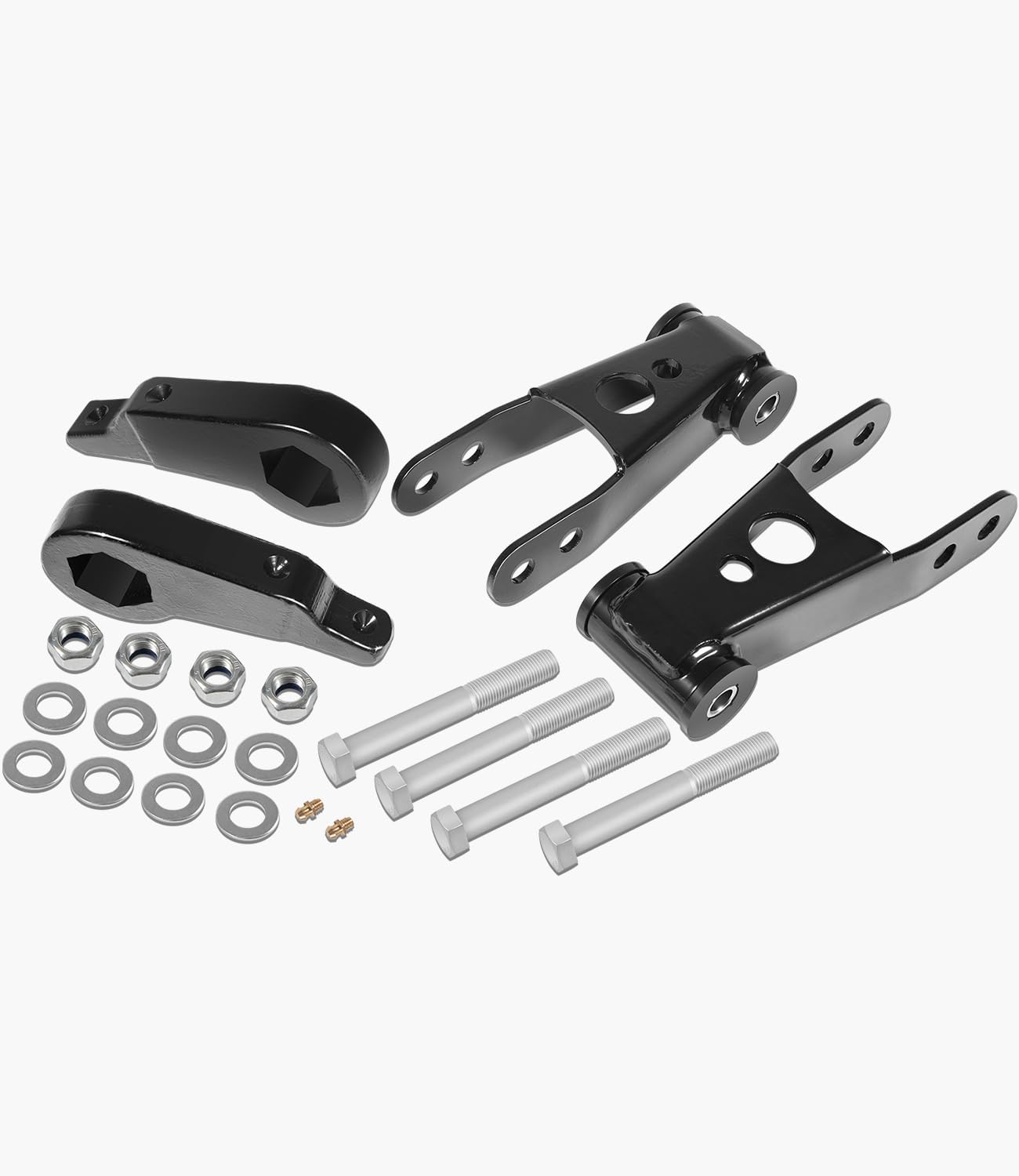 3" Front 2" Rear Adjustable Leveling Lift Kit for 1998-2011 Ranger 4X4 & 2WD | Torsion Bar Leveling Keys & Lift Shackles | For Larger Tires