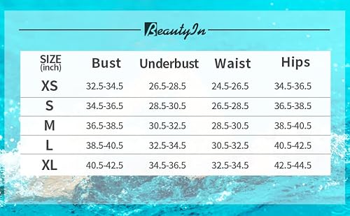 Beautyin One Piece Bathing Suit For Women Athletic Modest Swimsuits With Boyleg #TOP7