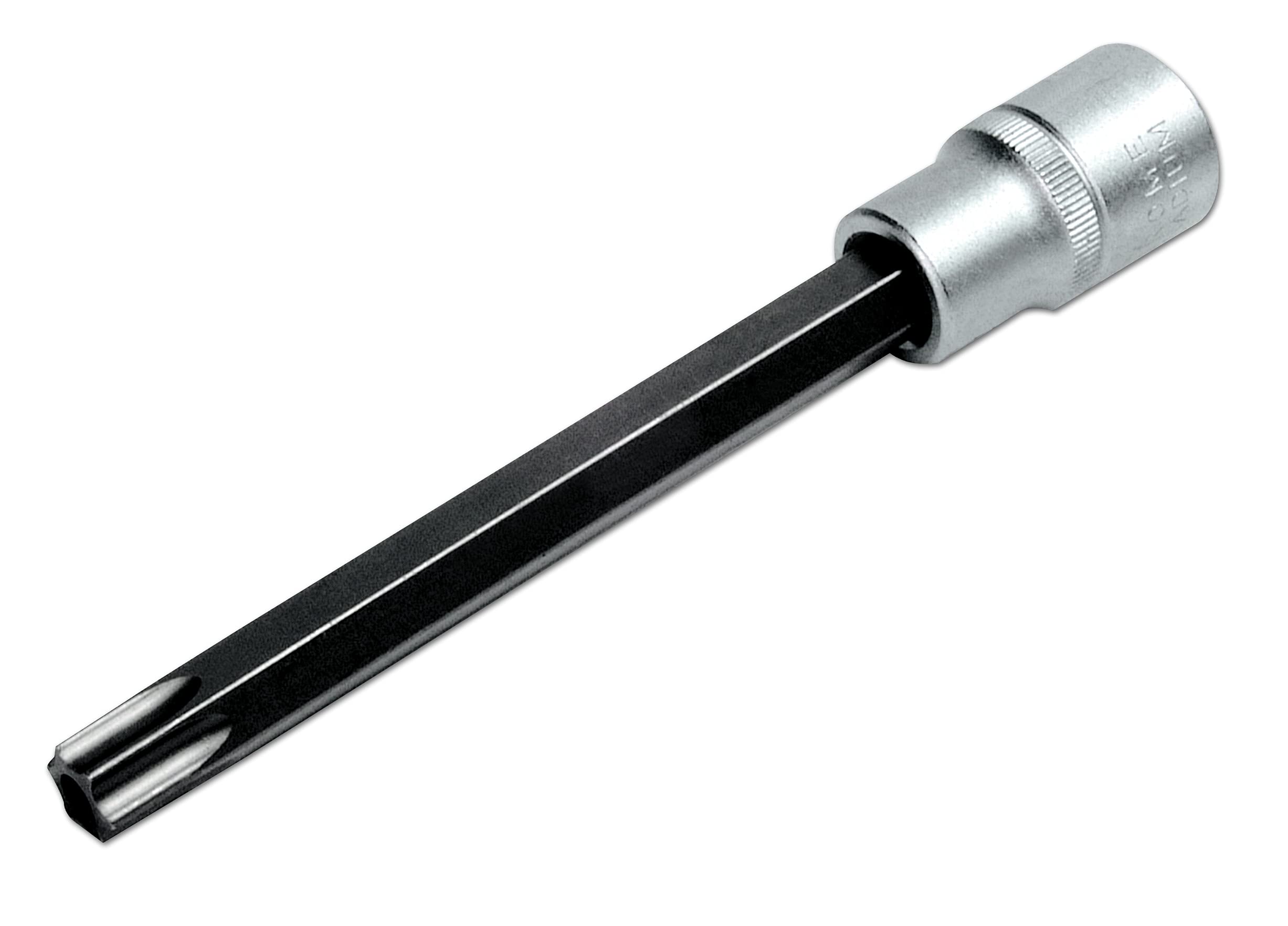 LASER 5720 Screwdriver T60 Long Star Bit 1/2"" Drive 140mm Chrome Vanadium Steel