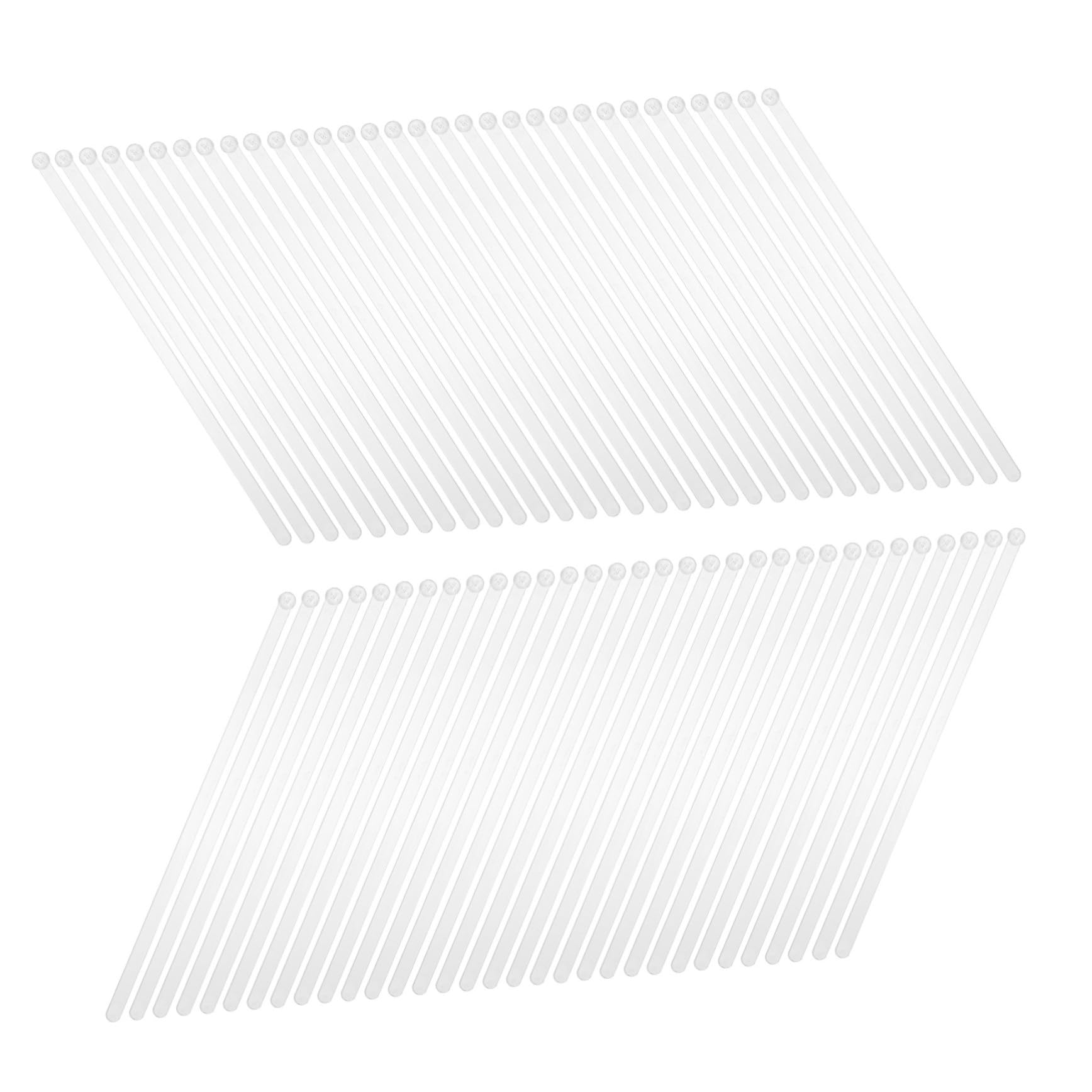 STOBAZA Tiny Stirrers for Mixers 120pcs Disposable Stir Sticks for Coffee Tea and Drinks