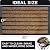 ubdyo Extra Durable Door Mat - Dirt Trapping Outdoor Welcome Mats - Non-Slip Outdoor Door Mats - Low Profile Front Door Mat - Indoor (30" x 17", Bright Brown)