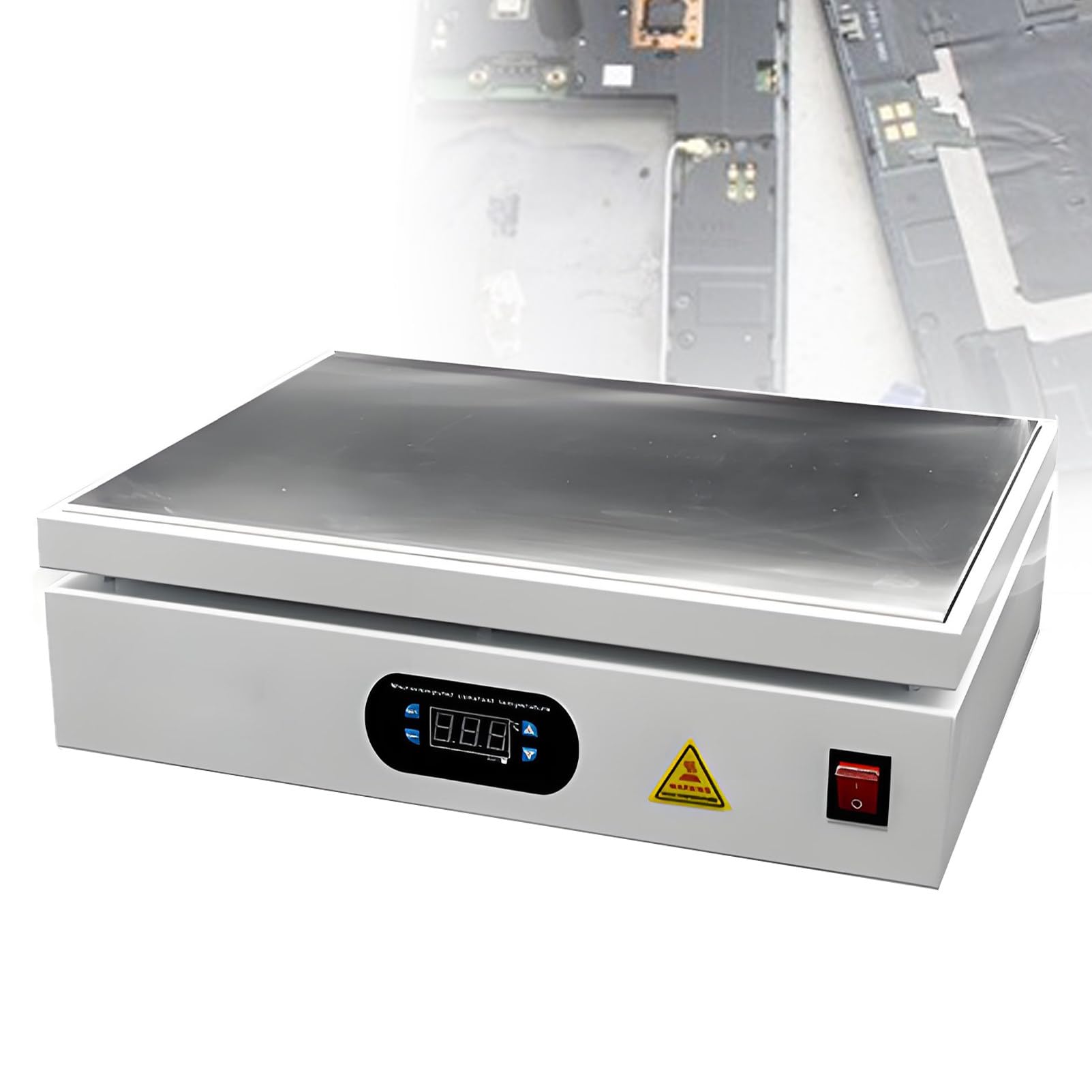 Estación de precalentamiento con Placa calefactora Digital de Aluminio 30 * 30cm | Destaca en aplicaciones de placas calefactoras de laboratorio, calentamiento de productos químicos