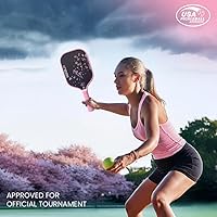 Vista 6 de Proto - Pala de pickleball de fibra de carbono cruda termoformada con núcleo de polímero en panal, control de potencia mejorado y giro máximo