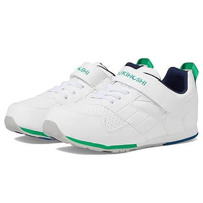 Tsukihoshi Kids Racer (Toddler/Little Kid) Boys Shoes White/Green