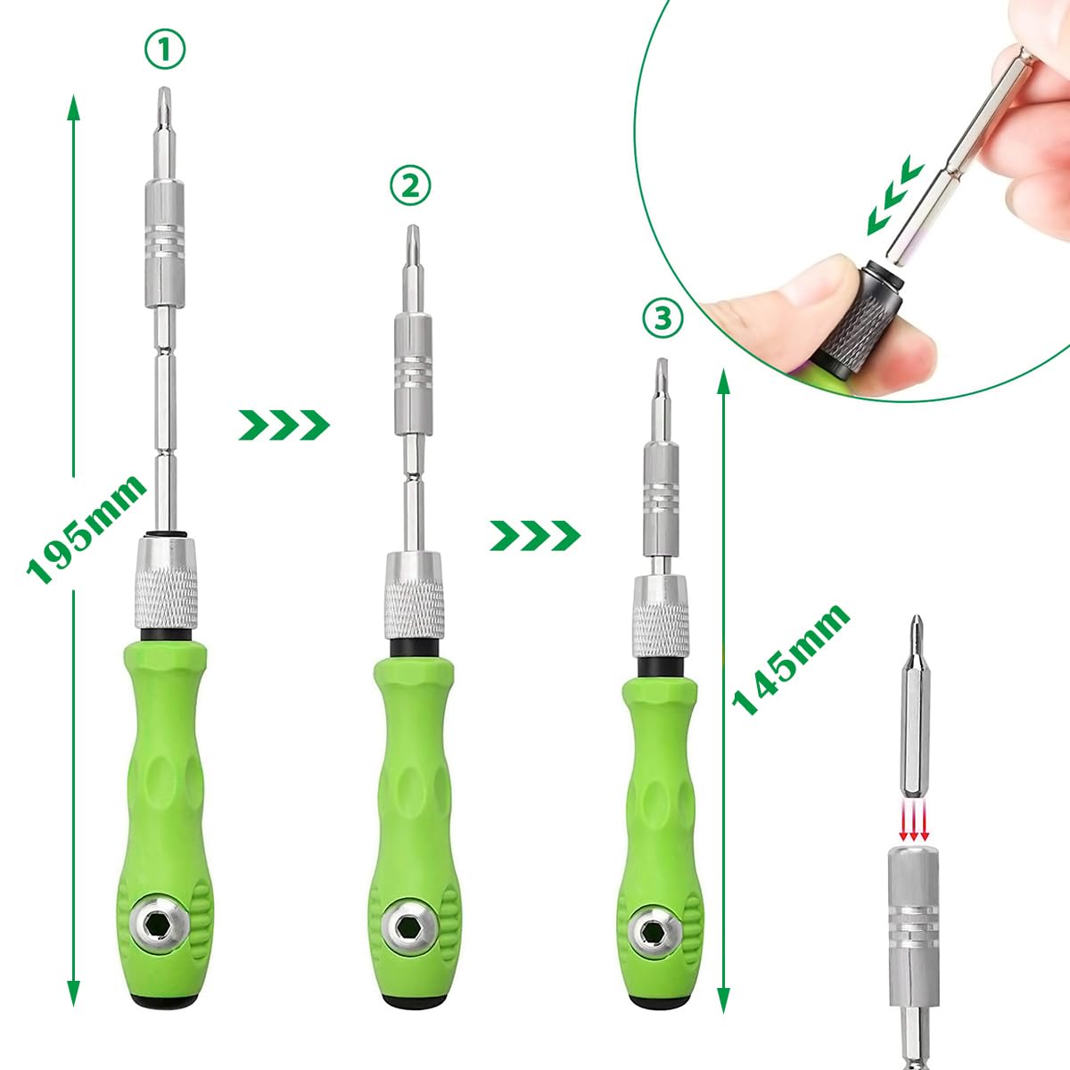 5/10pcs Mini Multi-Funzione Di Precisione Torx Intaglio - Foto 8