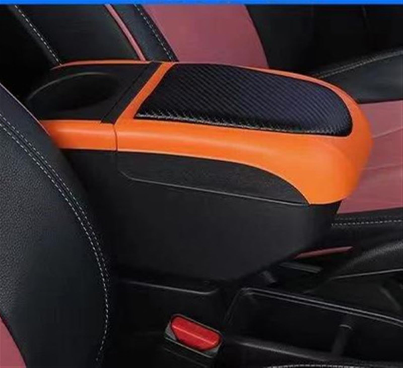 Ysdsls Black-Orange With Usb Car Accessories Armrest Box For Swift 2005-2022 Interior Storage Retrofit Parts