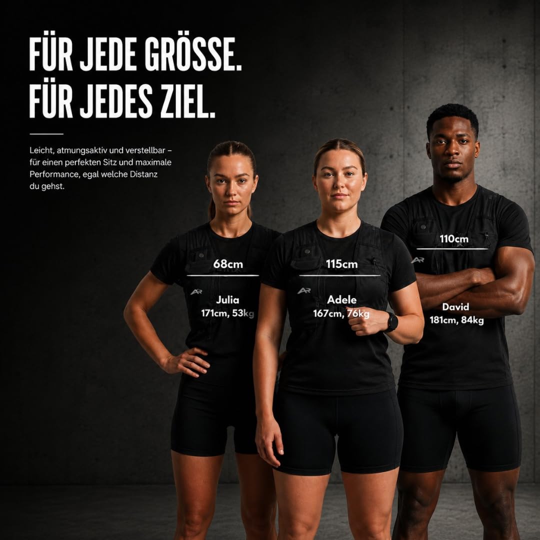 Lite | Laufweste Damen & Herren mit Trinkflasche & Handyhalterung | ultraleichte Trinkweste Laufen | Laufrucksack & Running Vest | Touchscreen & Face-ID kompatibel