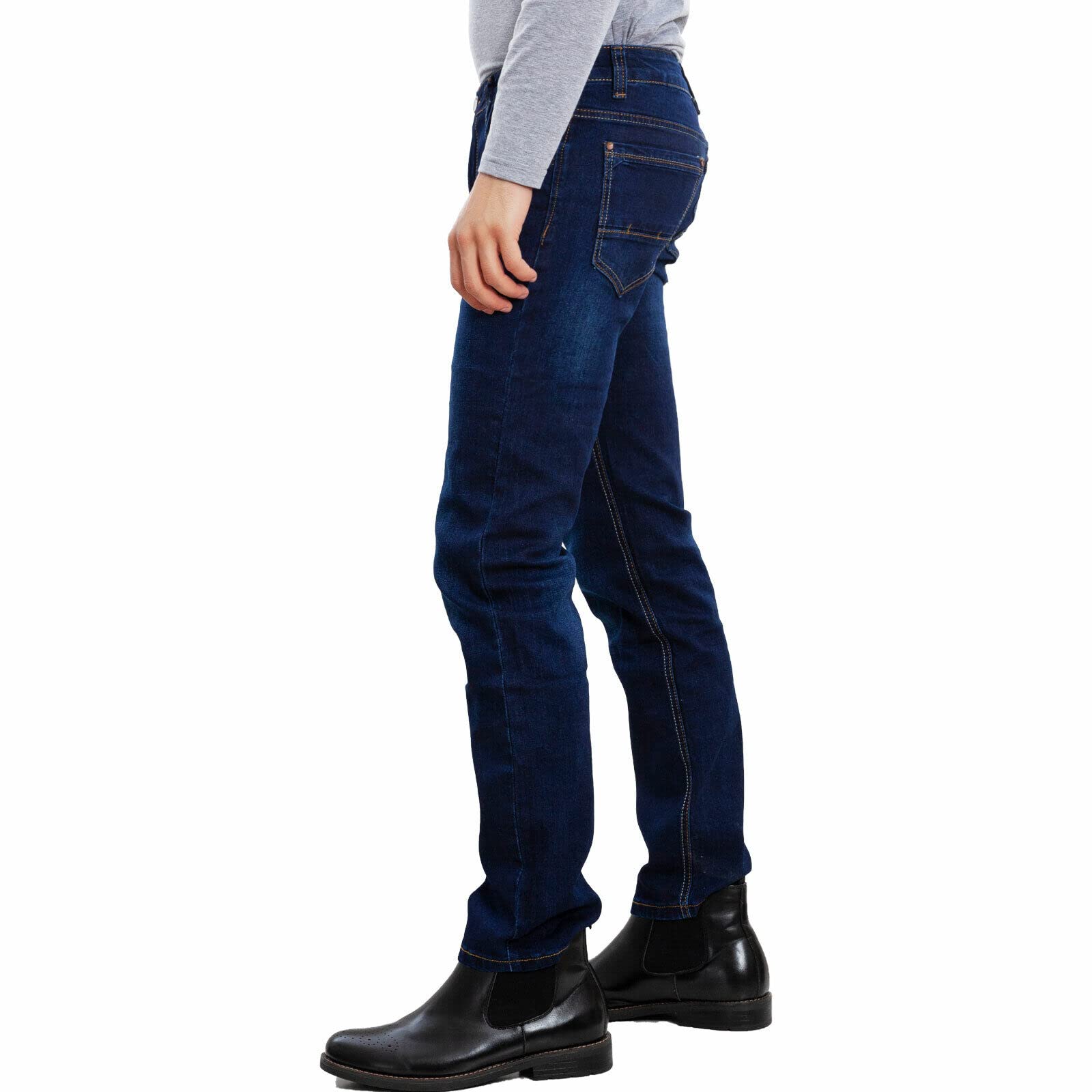 Toocool - Hommes Jean Coupe Classique, Pantalons en Coton, Jeans Taille Moyenne, Jean Homme Regular LE-2487
