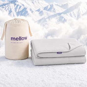 Mellow Cloud Cold Cooling Comforter for Hot Sleepers Dual-Sided Arctic Silk & CloudKnit, Lightweight Summer Quilt, Built-in Duvet, Machine Washable, King/Cal King, Gray