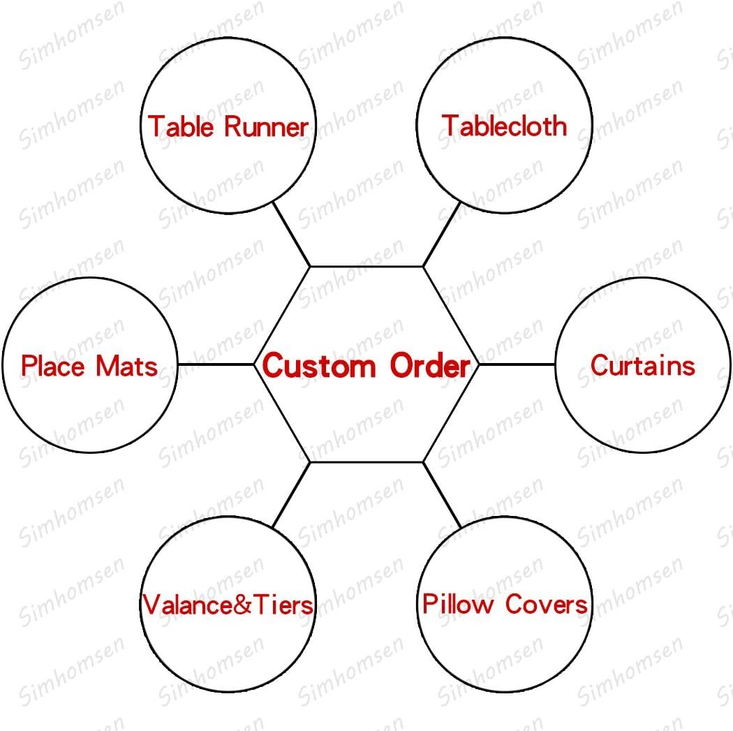 Simhomsen Large Burgundy Lace Table Runner 16 × 120 Inch Long