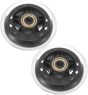 INOOMP 2Pcs caster wheels Polyurethane (pu) outdoor skate wheels pu wheel replaceable skate wheels skate replaceable wheel pu skate wheels skating shoe roller Mute scroll wheel