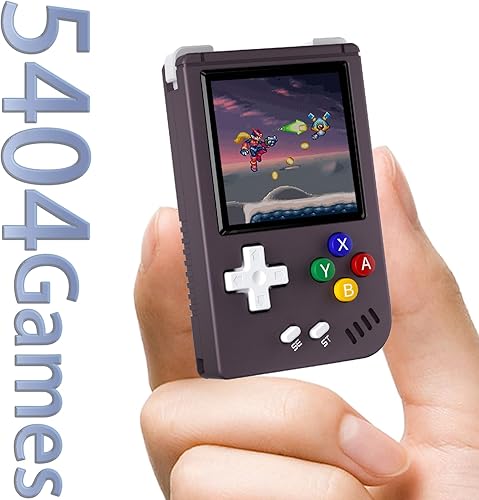 Miniatura 2 de RG Nano Retro - Consola de juegos portátil, mini aleación de aluminio RG Nano con pantalla IPS de 1.54 pulgadas, rg Nano con tarjeta TF 64G