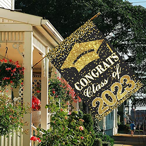 Class Of 2023 Garden Flag 28 X 40 In, University Graduation Party Decor 2023, Congrats Grad Double-Sided Vertical Lawn Outdoor Decoration #TOP2