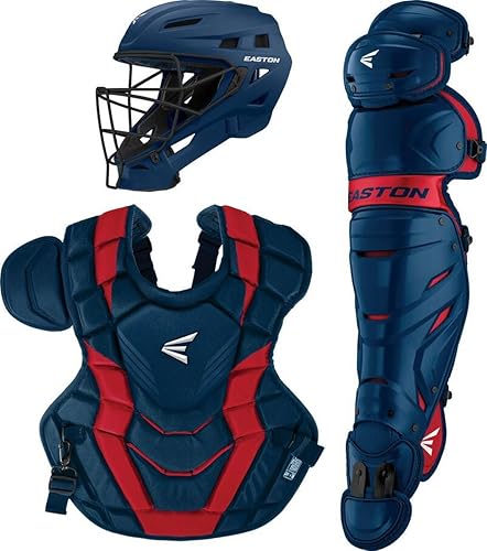 Miniatura 9 de Easton  Equipo de receptor de béisbol Elite X 2.0  Juego de cajas  Aprobado por NOCSAE  JuventudIntermedioAdulto  Varios colores