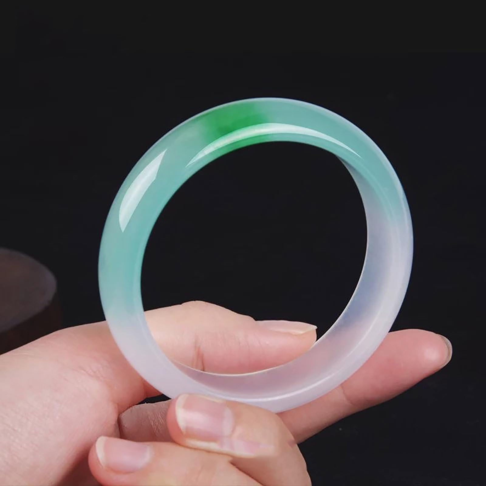 Pulsera de jade para mujer, joyería de piedras preciosas naturales, elegante regalo hecho a mano para ella, perfecto para ocasiones especiales y uso diario, accesorio de joyería único