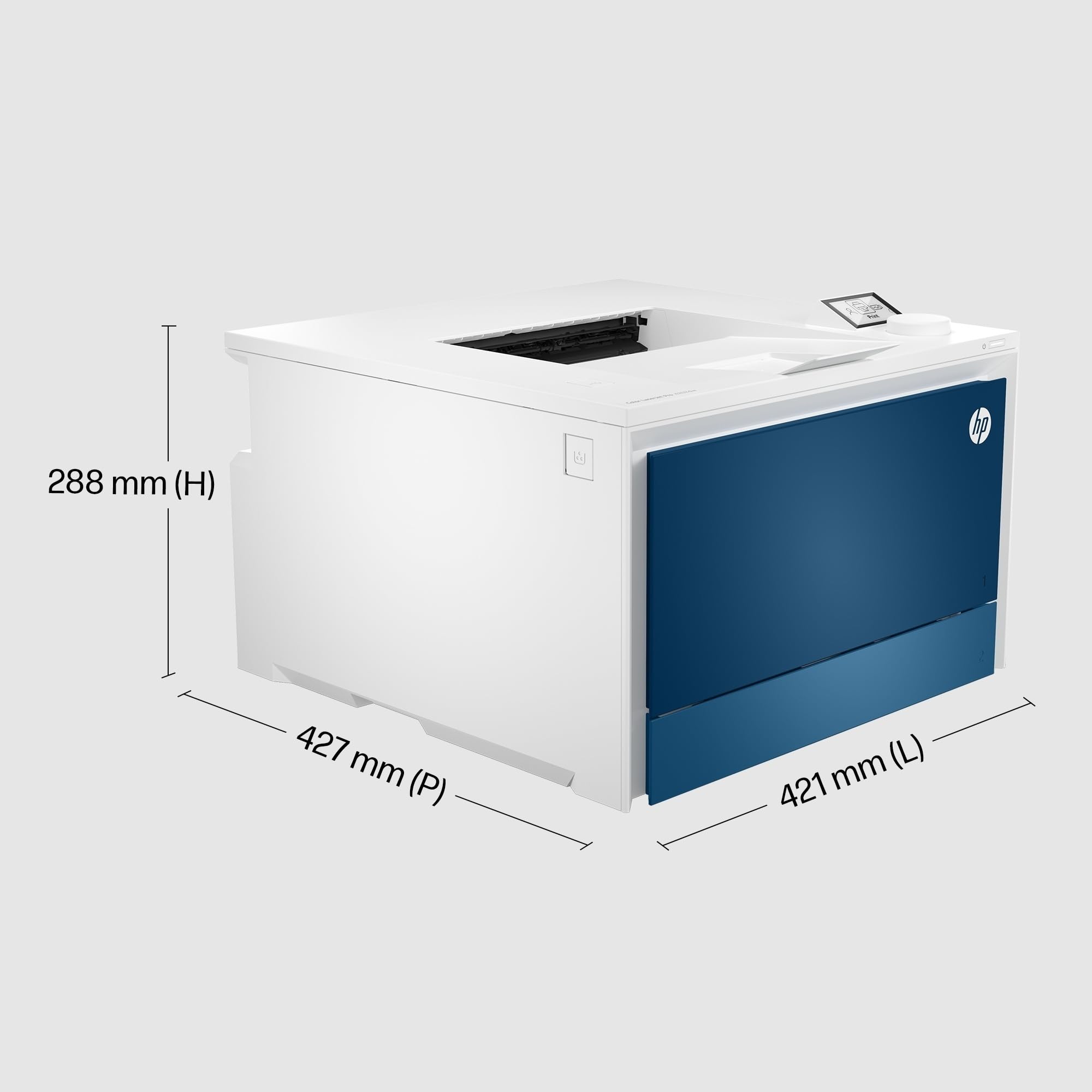 HP Color LaserJet Pro 4202dw 4RA88F, imprimante A4 à Fonction Unique, Impression Recto-Verso Automatique, 33 ppm, USB, Port USB hôte, Wi-FI, Ethernet Gigabit, HP Smart, écran LCD 4 Lignes, Bleu